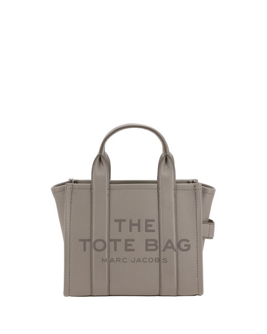 Marc Jacobs Gray Small Tote Handbag Calf Leather Handbags