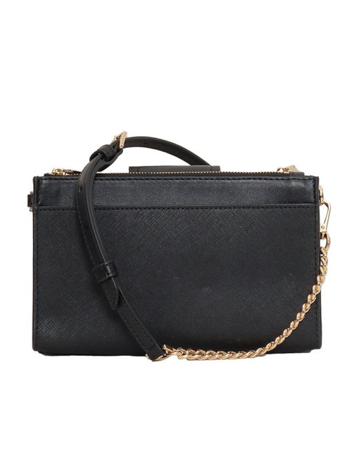 Michael Kors Padlock Embellished Bag in Black | Lyst