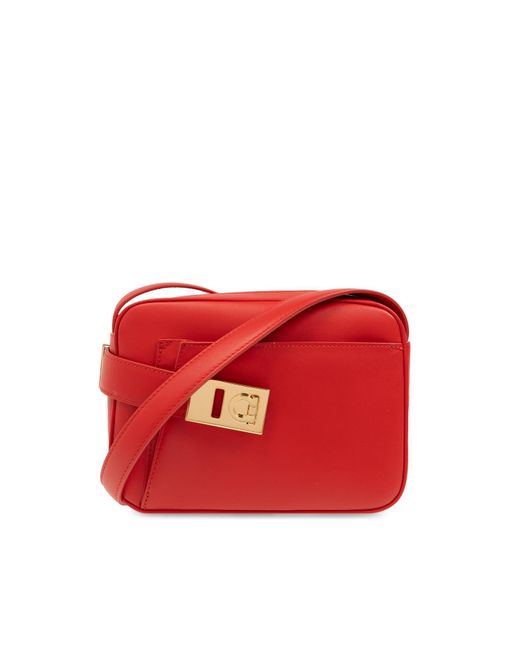 Ferragamo Red Shoulder Bag 'Archive'