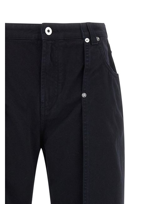 Jean Paul Gaultier Blue 'The Snap-Button Denim' Jeans