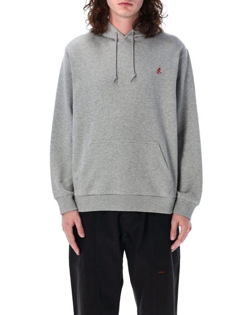 Gramicci Gray One Point Hoodie for men