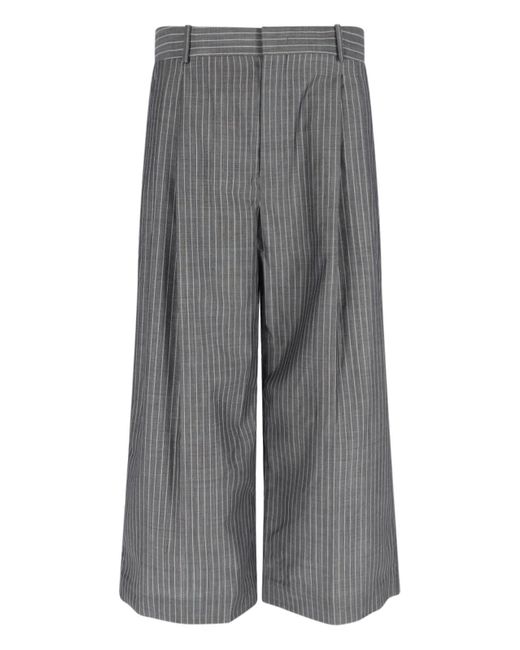 Hed Mayner Gray Wide Pants for men