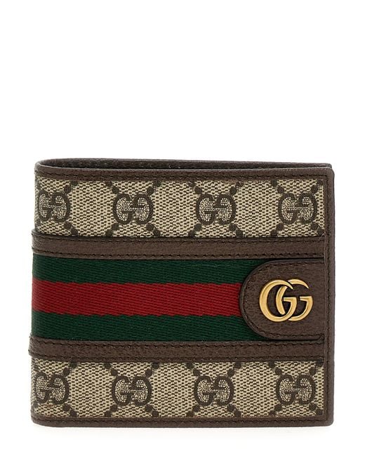Gucci Brown Ophidia Gg Wallet for men