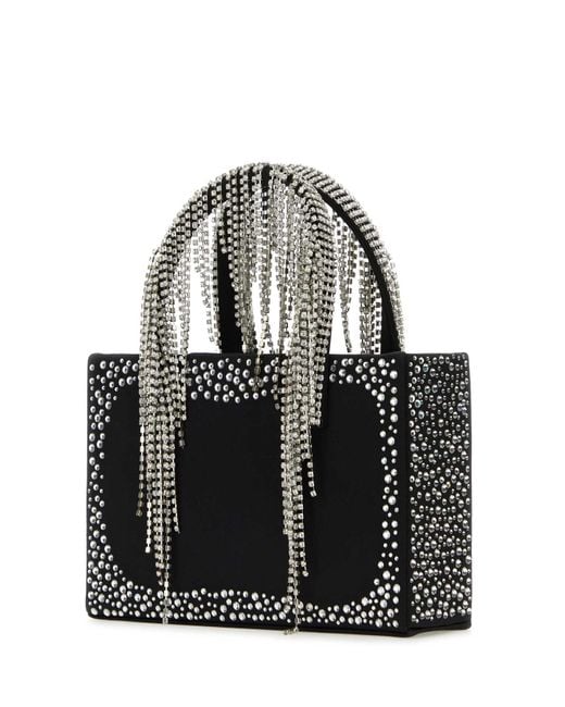 Kara Gray Nappa Leather Handbag