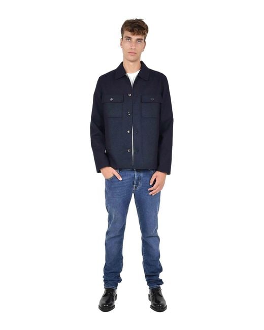 Jacob Cohen Blue Jacket for men