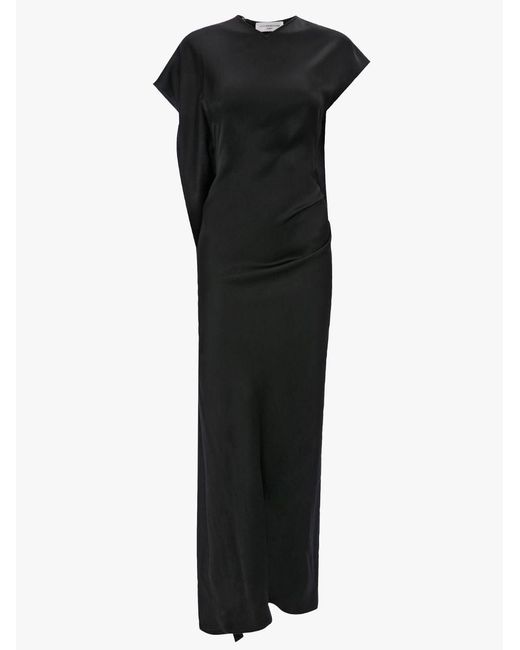 Victoria Beckham Black Victoria Midi Dress