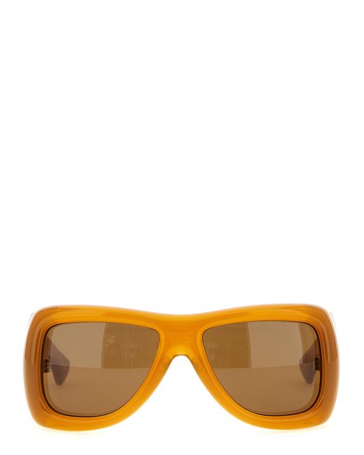 Saint Laurent Orange Acetate Sunglasses