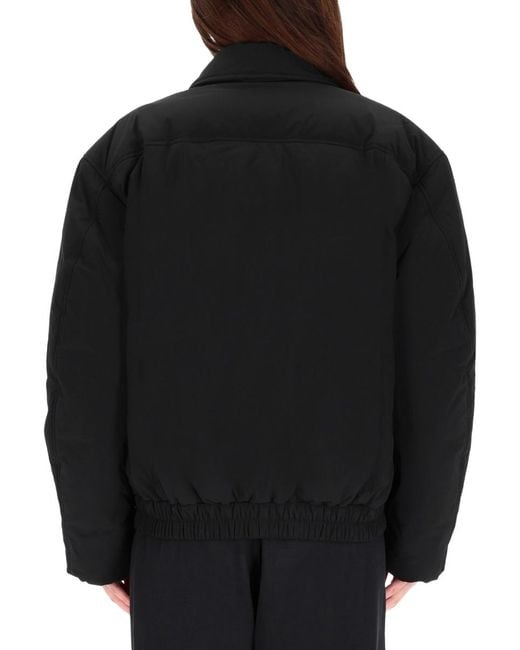 Alexander Wang Black Padded Jacket Essential Polyester