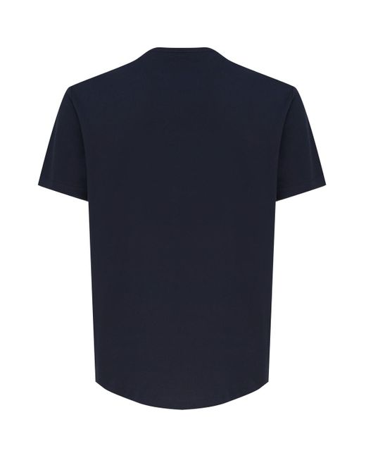 Sun 68 Blue T-Shirt With Logo for men