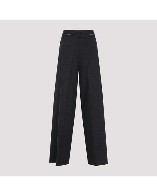 Peserico Blue Wide Leg Pants