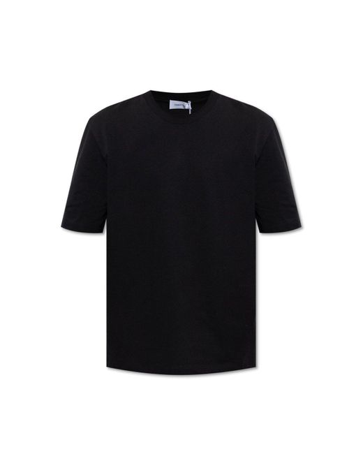 Ferragamo Black T-Shirt With Logo for men
