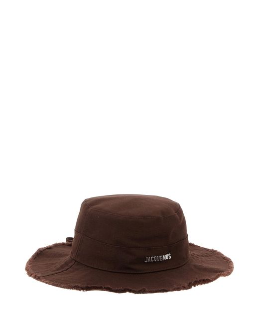 Jacquemus Brown Hats Cotton for men