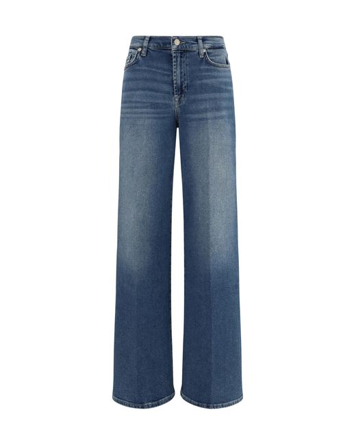 7 For All Mankind Blue Jeans Denim Cotton