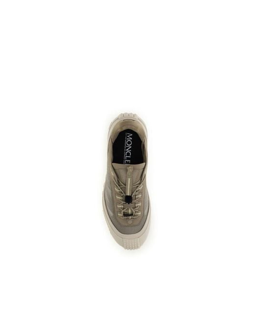 Moncler Gray Polyester Athletic Sneakers