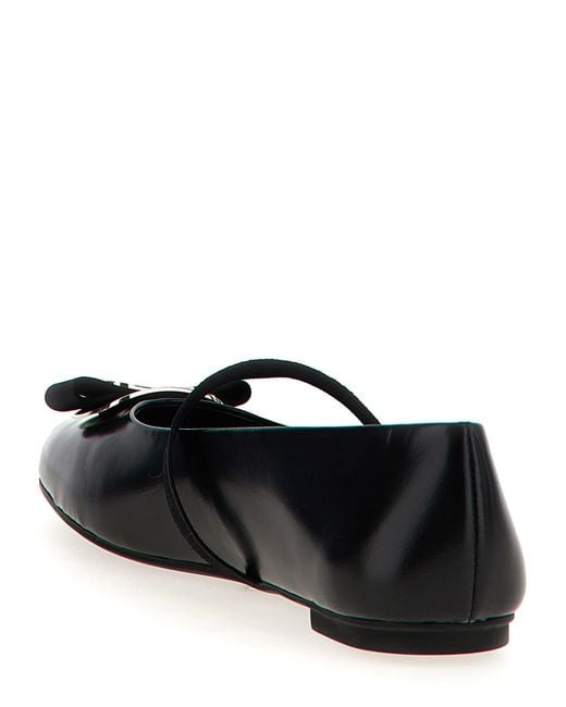 Ferragamo Black 'Zina' Ballet Flats