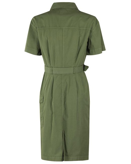 Woolrich Green Military Short Dress