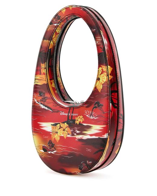 Coperni Red Synthetic Leather Disney Xmini Tropical Swipe Handbag