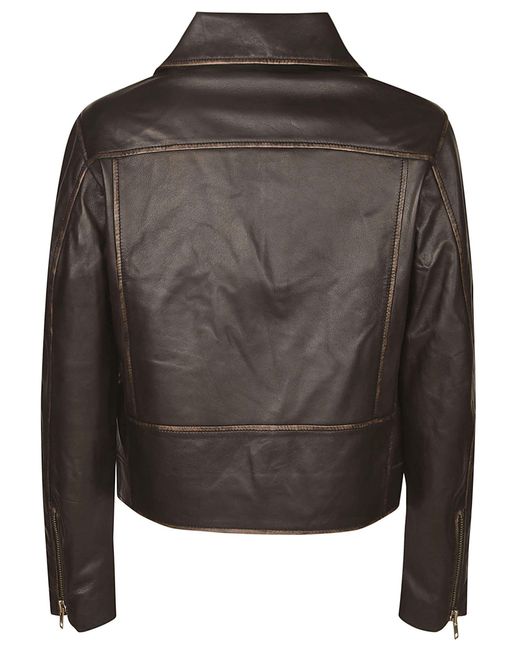 S.w.o.r.d 6.6.44 Black Classic Zipped Biker Jacket