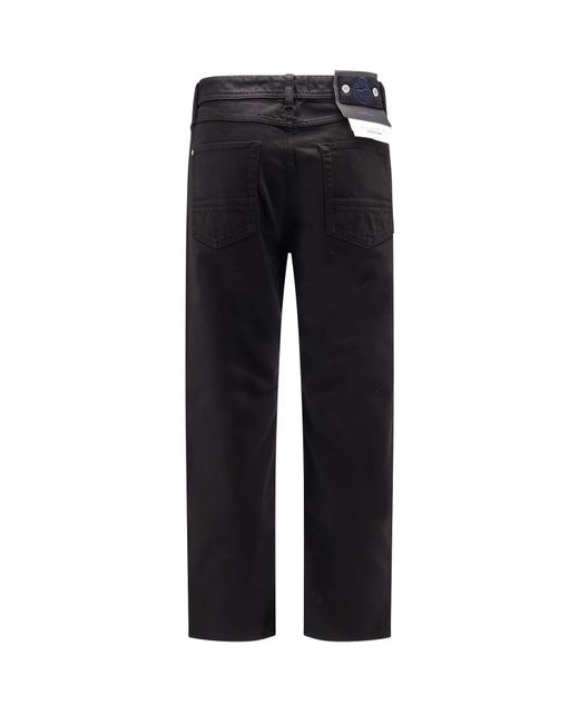 Stone Island Black Bull Denim-Tc Trousers for men