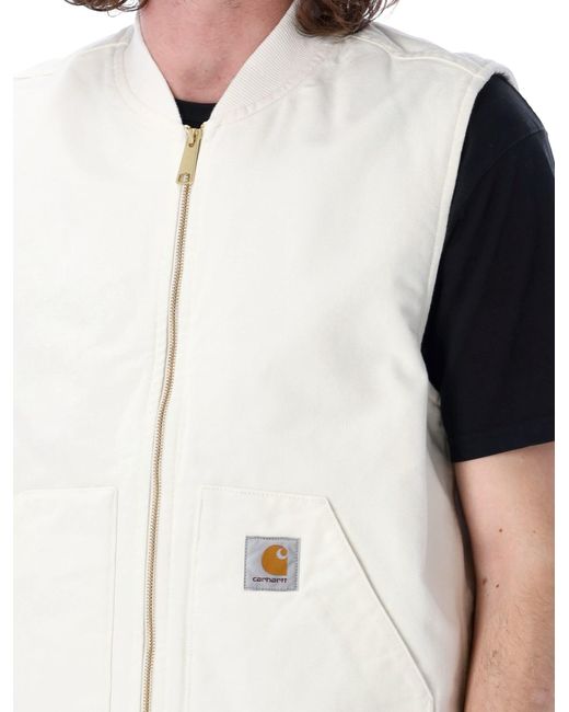 Carhartt White Classic Vest for men