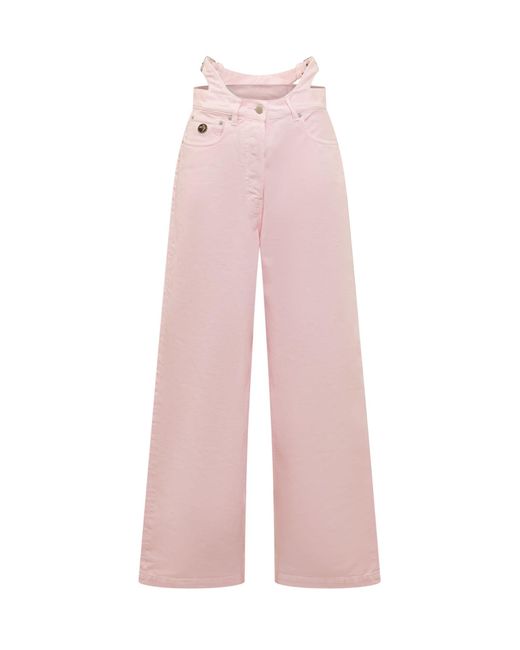 Ambush Pink Jeans With Belt
