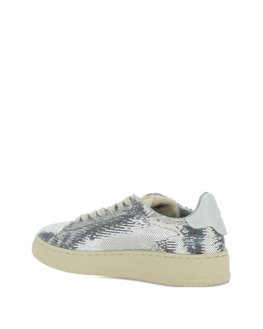 Autry Blue Medalist Low Sneakers Polyester Trainers
