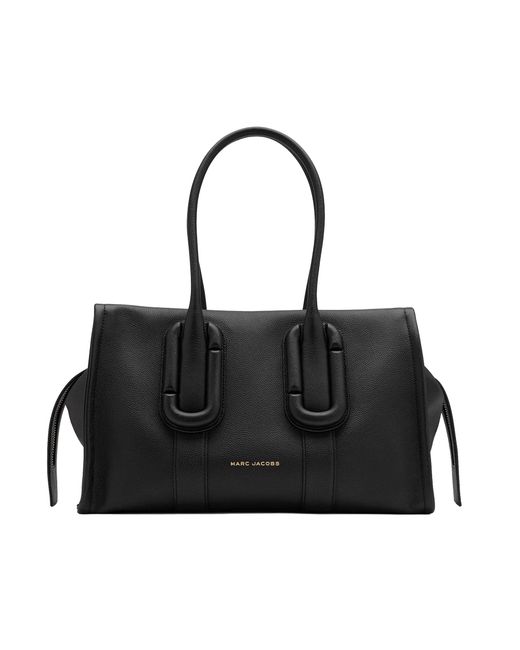 Marc Jacobs Black Tote Bag Bebe City Grained Leather Cow Shoulder