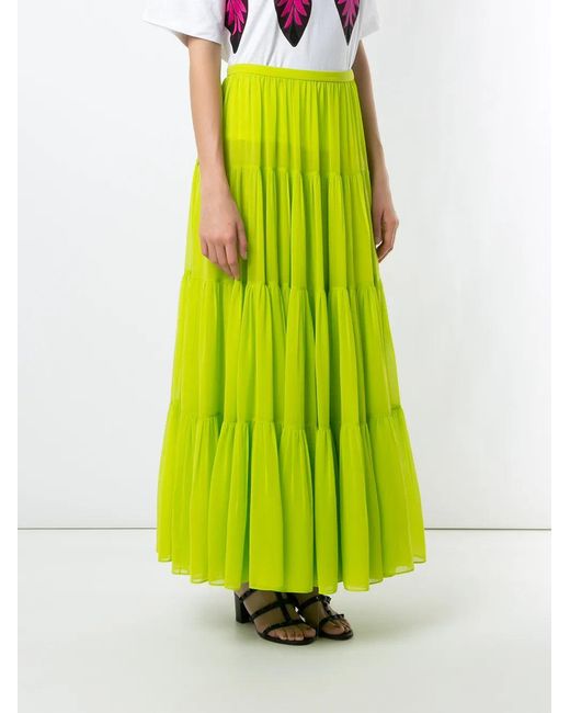 Valentino Yellow Maxi Skirts