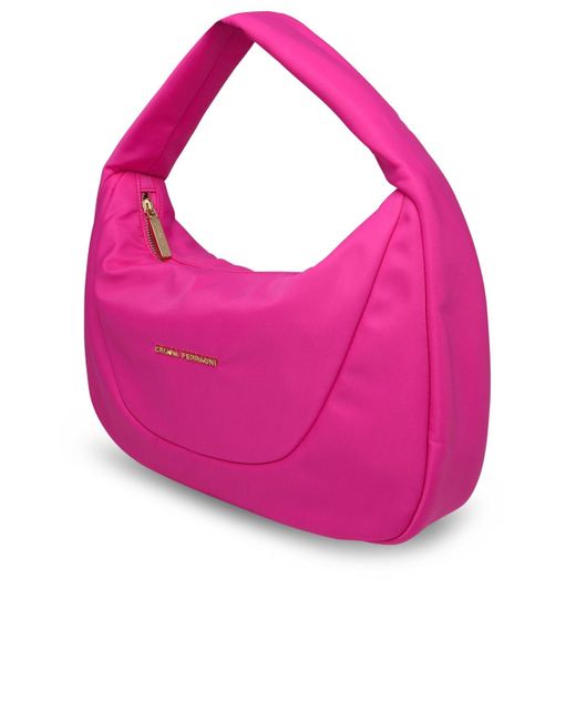 Chiara Ferragni Pink Caia Fuchsia Nylon Bag
