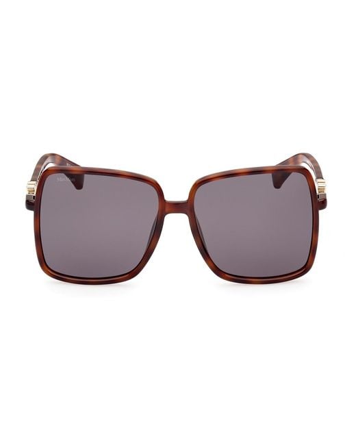 Max Mara Brown Mm0064 52A Acetate Occhiali Sole