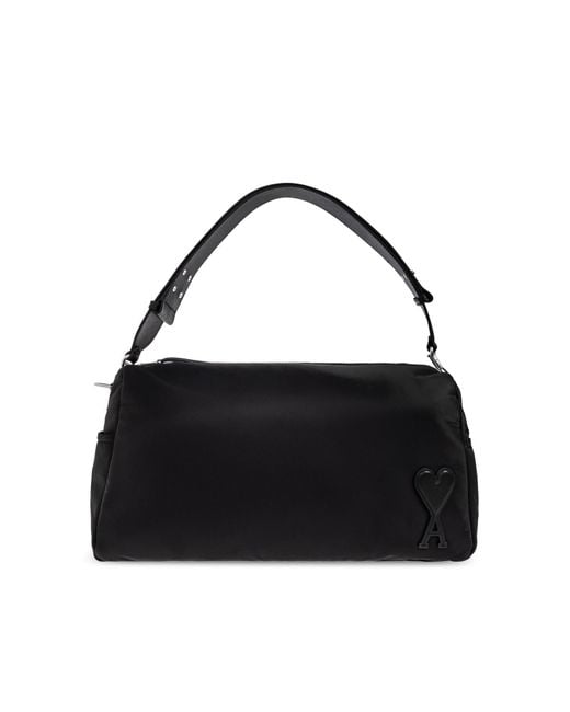 AMI Black Shoulder Bag