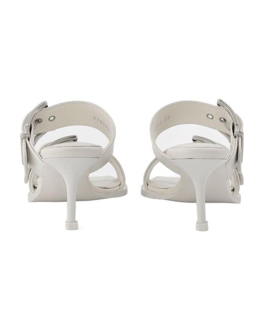 McQueen Metallic Sandals