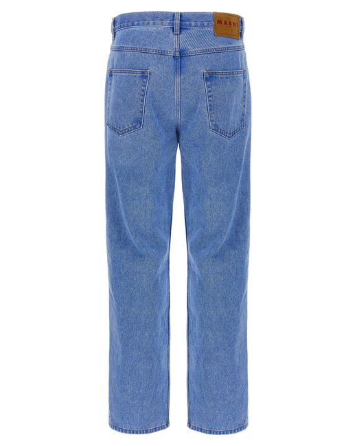 Marni Blue Bleached Coated' Jeans for men