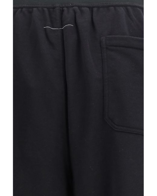 MM6 by Maison Margiela Blue Cotton Sweatpants Trousers for men