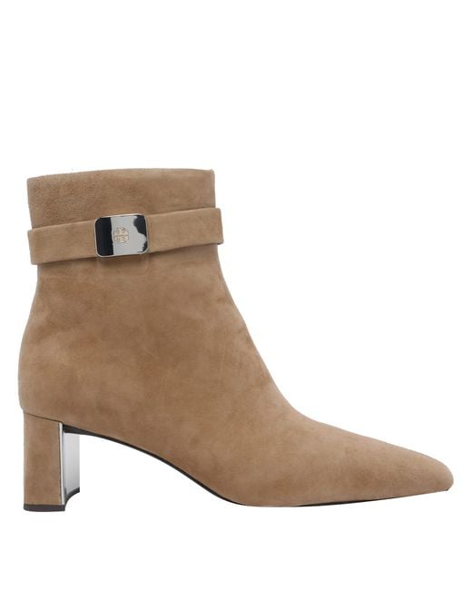 Tory Burch Brown Georgia Ankle Boot