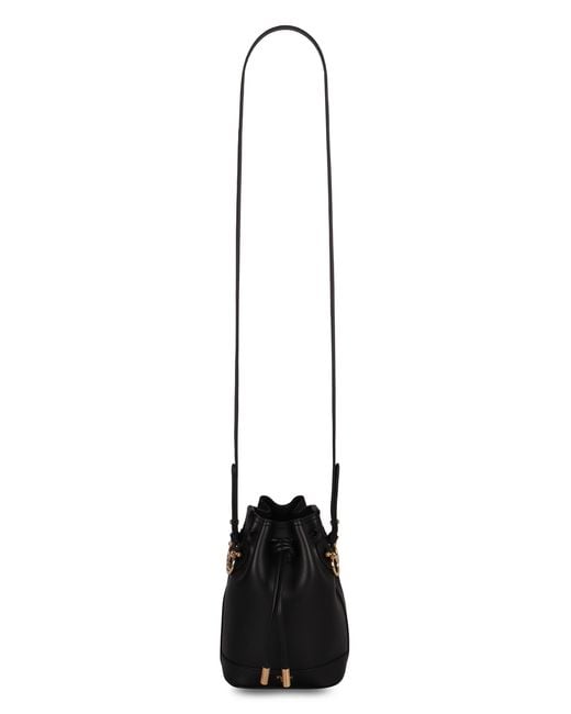 Fendi Black Minibag Mon Tresor Leather Calf Bucket Bags