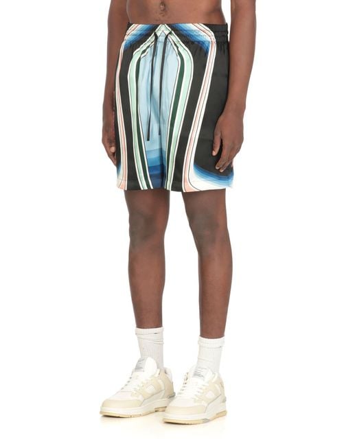 Casablanca Blue Casual Shorts for men