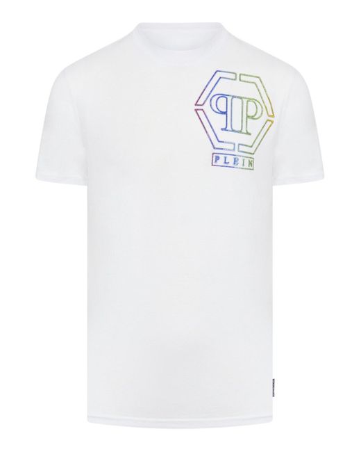 Philipp Plein White T-shirts for men