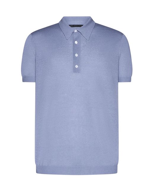 Low Brand Blue Polo Shirt for men