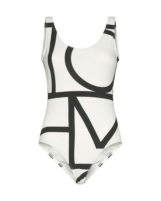 Totême Swimwear in White | Lyst