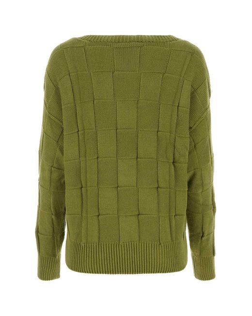 Baserange Green Cotton Sweater