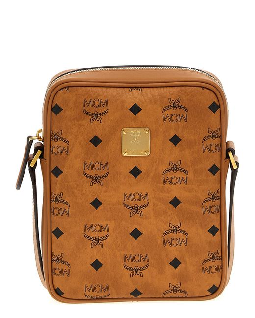 MCM Brown Klassik Crossbody Bags