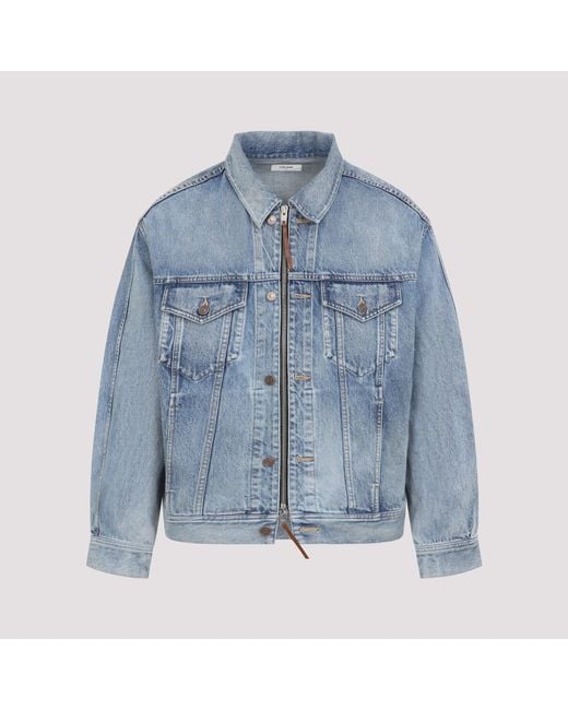 Céline Blue Trucker Jacket for men
