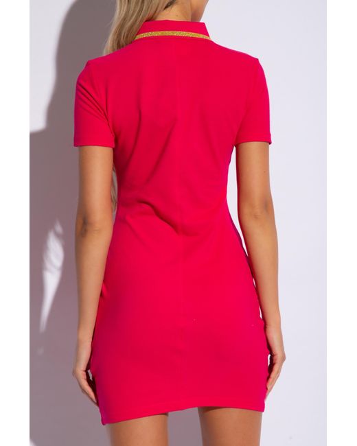 Versace Red Polo Dress