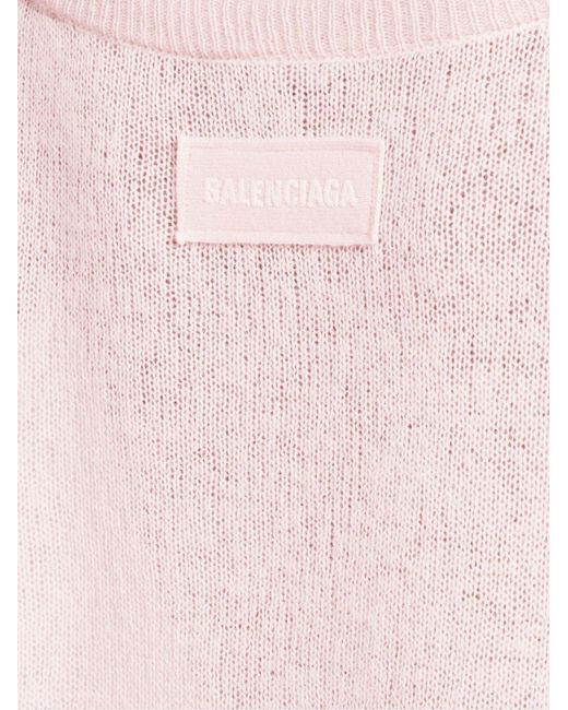 Balenciaga Pink Sweater Cashmere