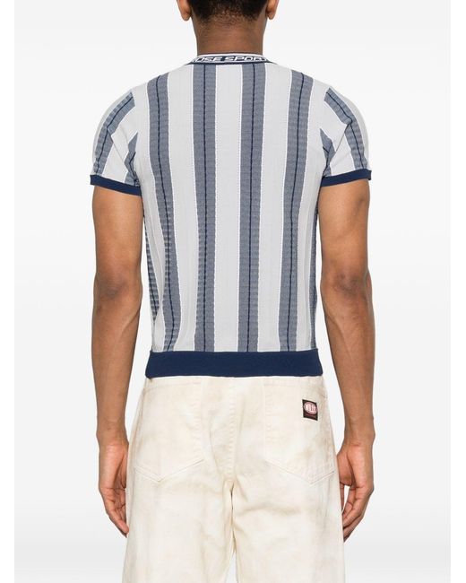 Martine Rose Blue T-Shirt Viscose-Blend T-Shirts for men