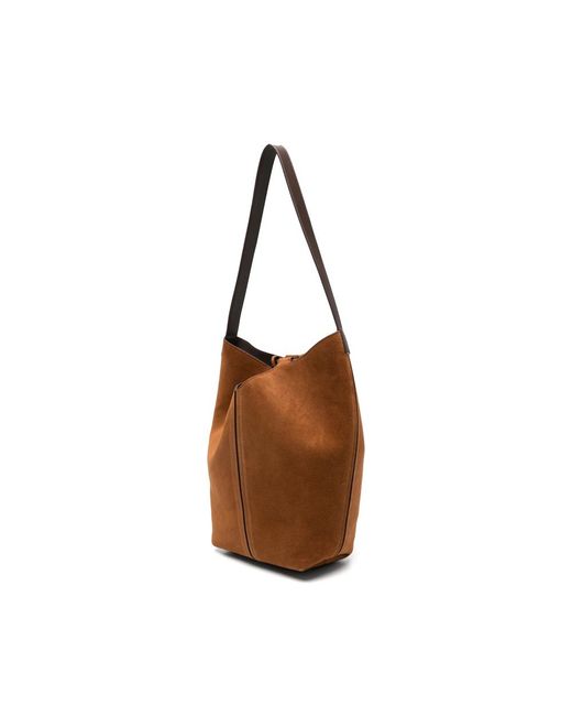 Hereu Brown Shoulder Bags
