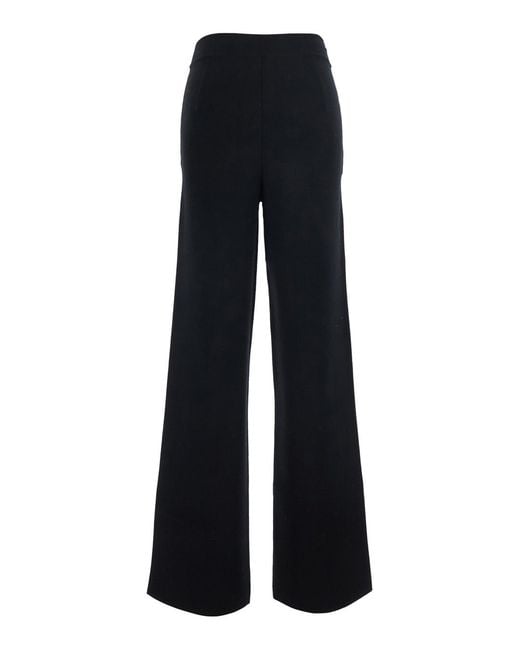 Max Mara Black Trousers Baldo Wool