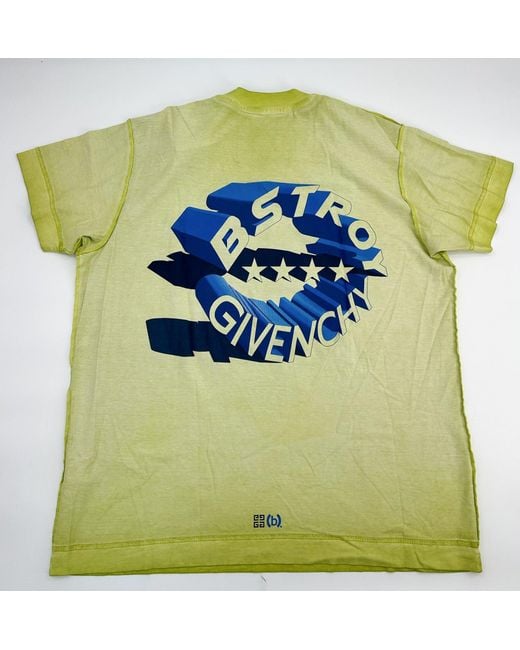Givenchy Green Citrus Oversized Fit T-Shirt for men