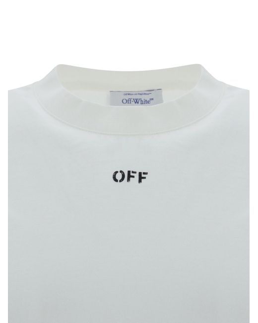 Off-White c/o Virgil Abloh White Off- T-Shirts for men